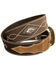 Image #2 - G-Bar-D Men's Diamond Concho Leather Belt, Brown, hi-res