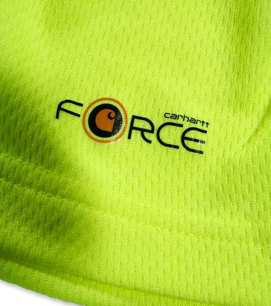 Image #4 - Carhartt Force Color-Enhanced T-Shirt - Big & Tall, Lime, hi-res