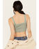 Image #4 - Wishlist Women's Ribbed Brami Top, Sage, hi-res