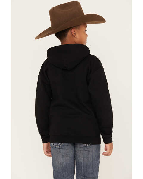 Image #3 - Cody James Boys' Fleece Take No Bull Hooded Sweatshirt, Black, hi-res