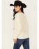 Image #4 - White Crow Women's Buck Yeah Seamed Long Sleeve Graphic Tee, Oatmeal, hi-res