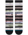 Image #2 - Stance Men's Reykir Geo Stripe Crew Socks, Taupe, hi-res