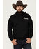 Image #2 - Coors Men's Boot Barn Exclusive Coors Logo Hooded Sweatshirt, Black, hi-res