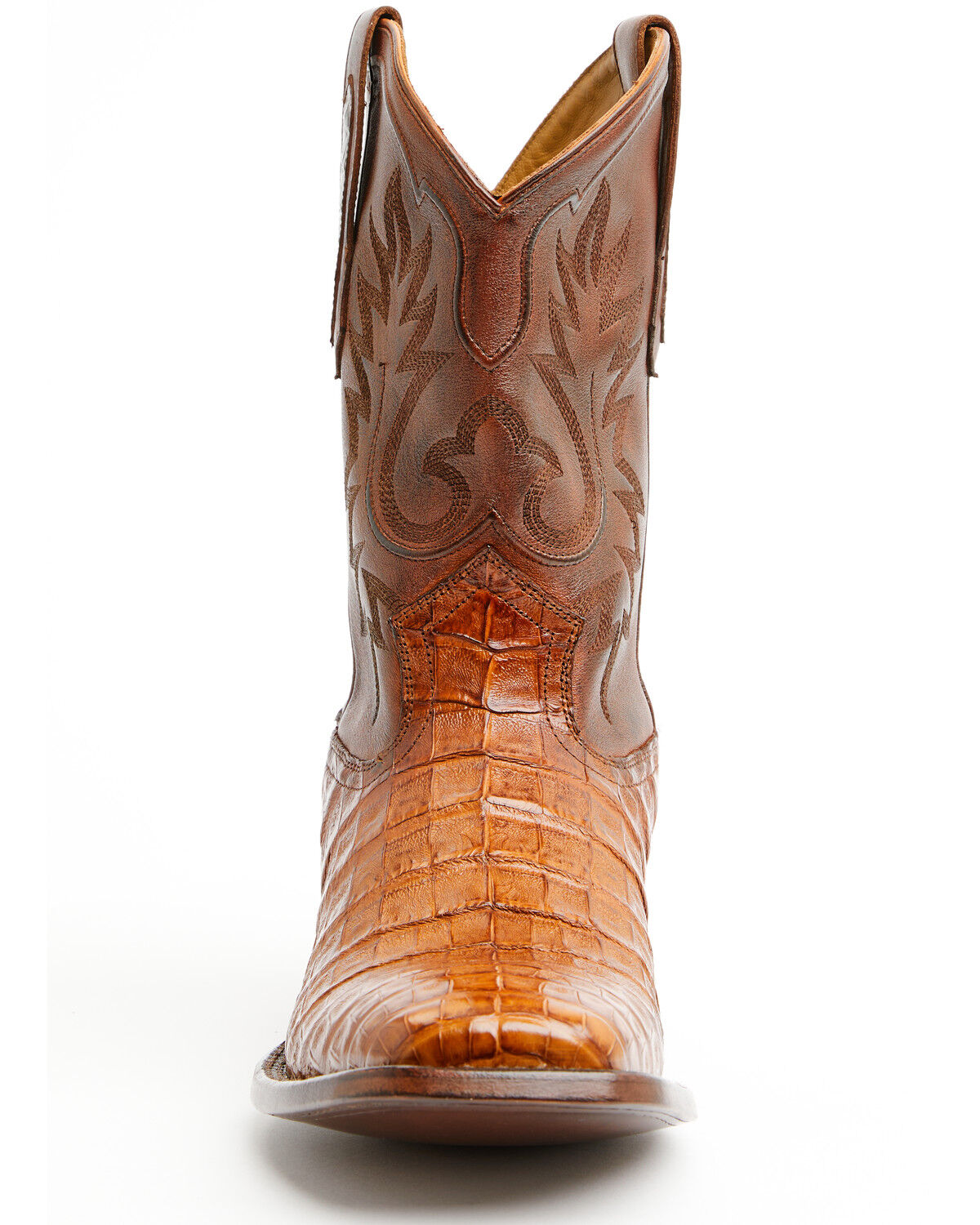 Image #4 - Cody James Black 1978® Men's The Hayward Exotic Caiman Belly Western Boots - Broad Square Toe, Cognac, hi-res