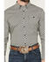 Image #3 - RANK 45® Men's Rockies Ridge Geo Print Long Sleeve Button-Down Stretch Western Shirt, Black, hi-res
