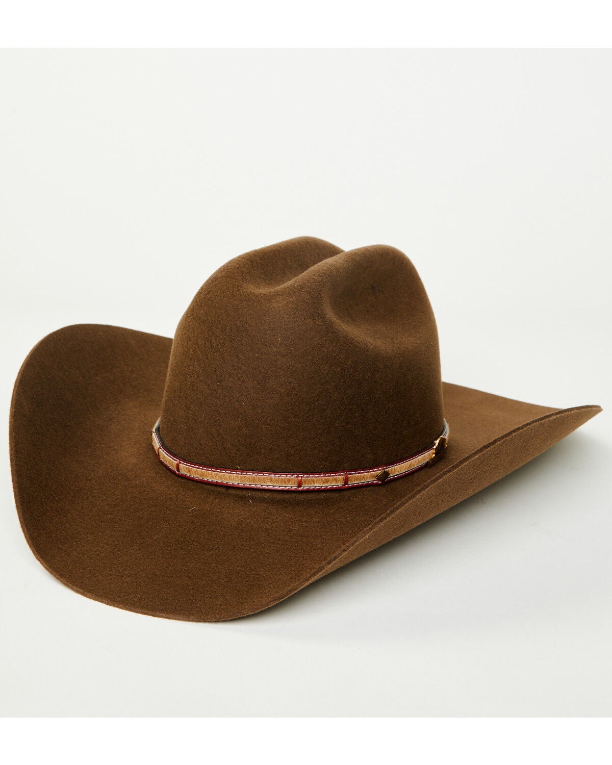 Stetson Powder River 4X Felt Cowboy Hat, Mink, hi-res