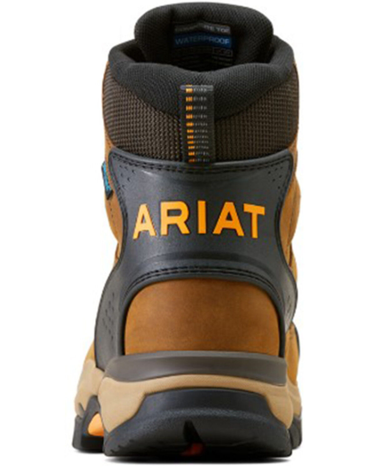 Image #3 - Ariat Men's 6" Endeavor Waterproof Work Boots - Carbon Toe, Brown, hi-res