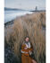 Image #1 - Shyanne Women's Faux Suede Crochet Duster Jacket, Caramel, hi-res