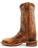 Image #3 - Justin Women's Peyton Western Boots - Broad Square Toe, Brown, hi-res