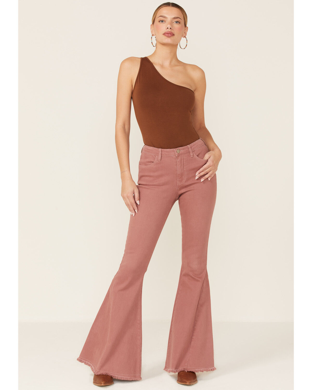 Image #1 - Saints & Hearts Women's High Rise Flare Jeans, , hi-res