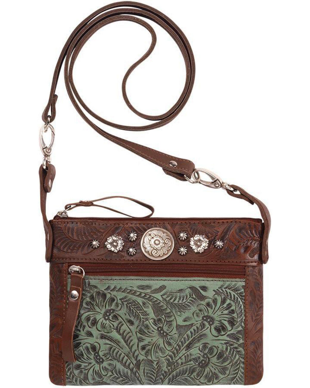 turquoise crossbody purse