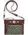 Image #1 - American West Women's Turquoise Trail Rider Crossbody Purse, Turquoise, hi-res