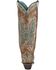 Image #5 - Corral Women's Eagle Overlay Tall Western Boots - Snip Toe, Ivory, hi-res