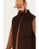 Image #2 - Hawx Men's Pro Lined Duck Work Vest, Brown, hi-res