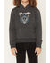 Image #3 - Wrangler Boys' Steer Hooded Sweatshirt, Black, hi-res