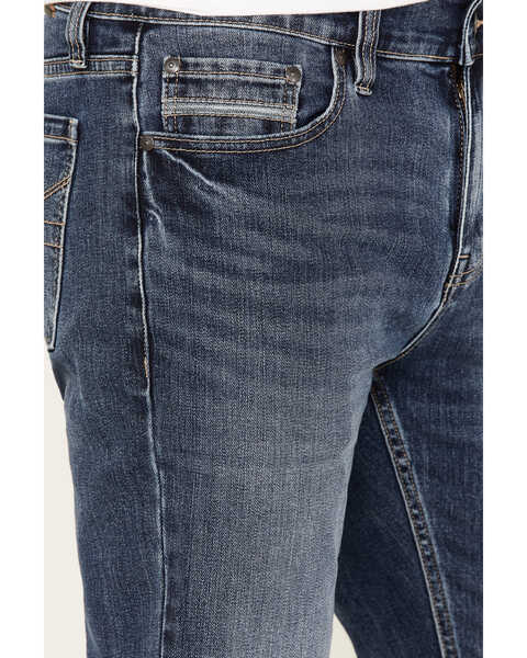 Image #2 - Brothers and Sons Men's Wilder Wash Stretch Slim Tapered Jeans , Dark Medium Wash, hi-res