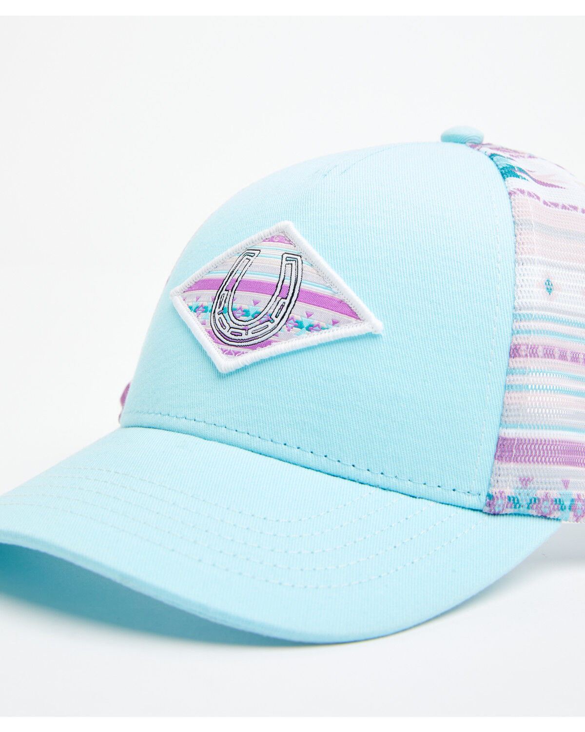 Image #2 - Cruel Girl Girls' Logo Ball Cap, Turquoise, hi-res
