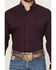 Image #3 - Cinch Men's Geo Print Long Sleeve Button-Down Western Shirt, Purple, hi-res