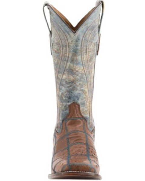 Image #4 - Ferrini Men's Ostrich Patchwork Exotic Western Boots - Broad Square Toe , Kango, hi-res