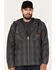 Image #1 - Brixton Men's Coastal Hooded Jacket, Grey, hi-res