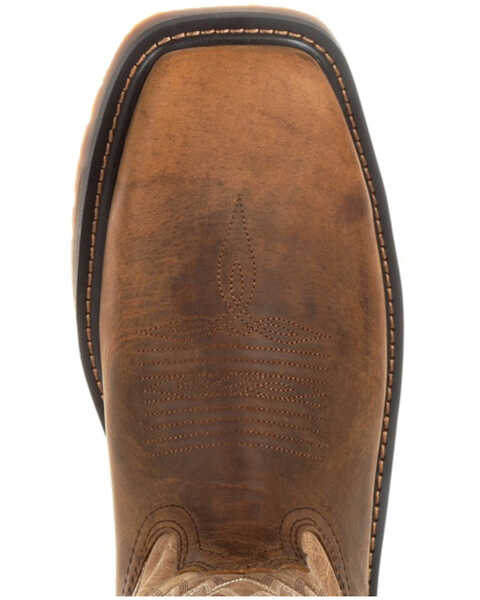 Image #6 - Durango Men's WorkHorse Western Work Boot - Steel Toe, Brown, hi-res