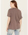 Image #4 - Cleo + Wolf Women's Music Festival Oversized Graphic Tee, Purple, hi-res