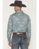 Image #4 - Gibson Trading Co Men's Throwback Paisley Print Long Sleeve Western Shirt - Tall, Multi, hi-res