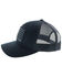 HOOey Men's Liberty Roper Flag Trucker Cap, Black, hi-res