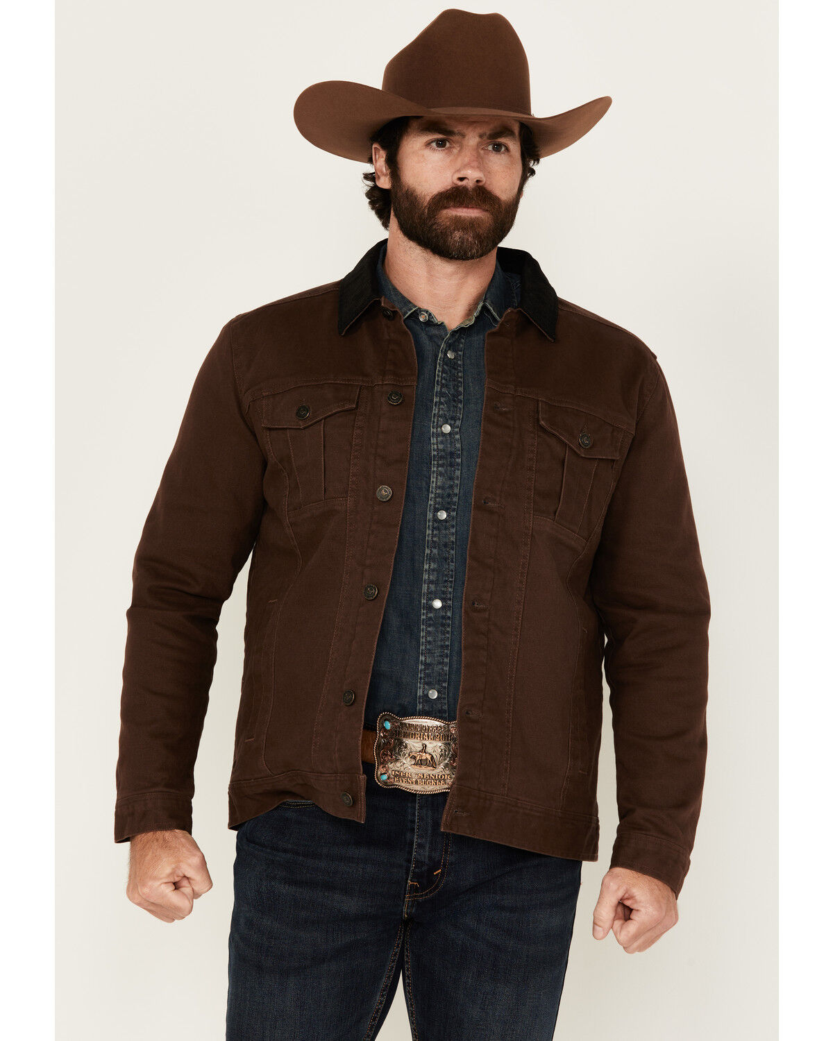 Image #1 - Cody James Men's Ozark 2.0 Rancher Jacket, Brown, hi-res