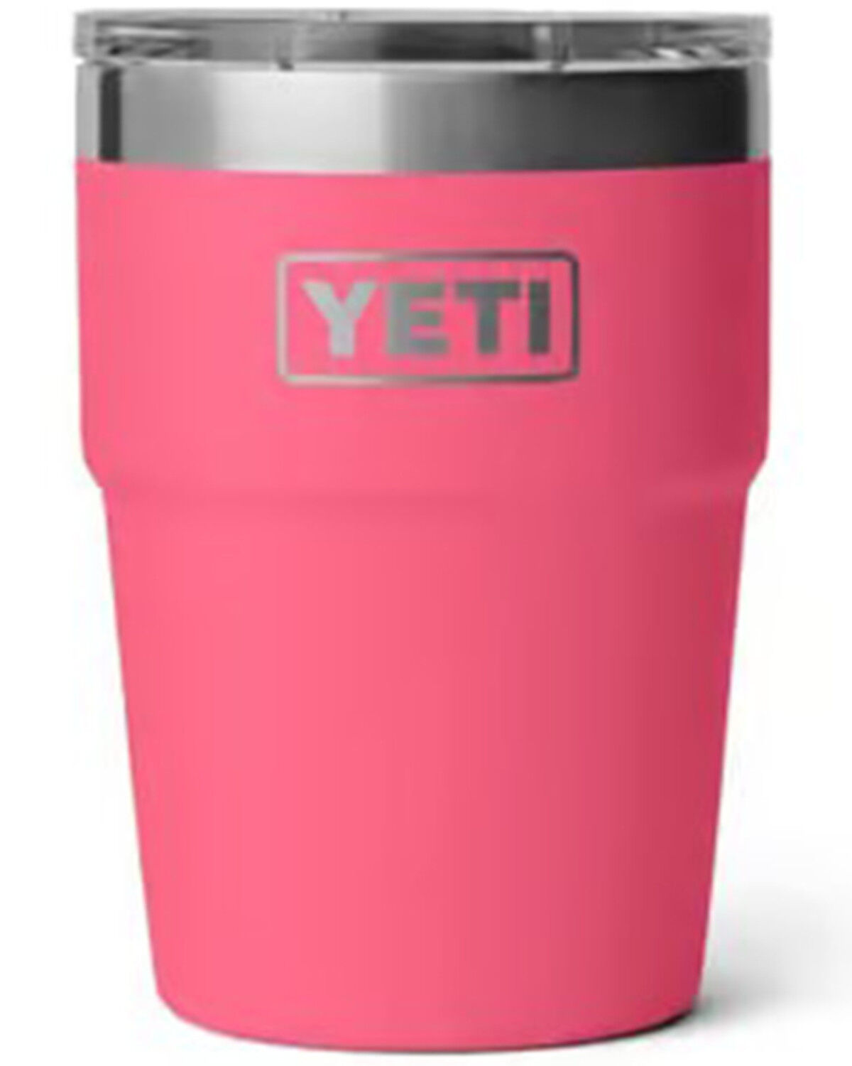 Image #1 - YETI Rambler® MagSlider Lid™ 16oz Stackable Tumbler, Bright Pink, hi-res