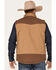 Image #4 - Blue Ranchwear Men's Waxed Canvas Vest, Beige/khaki, hi-res