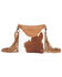 Myra Bag Women's Raw Umber Hand Tooled Crossbody Bag, Brown, hi-res