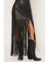 Image #2 - Idyllwind Women's Payson Faux Leather Fringe Midi Skirt, Black, hi-res