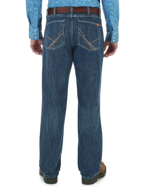 Wrangler's 20X Men's Flame Resistant Bootcut Jeans, Indigo, hi-res