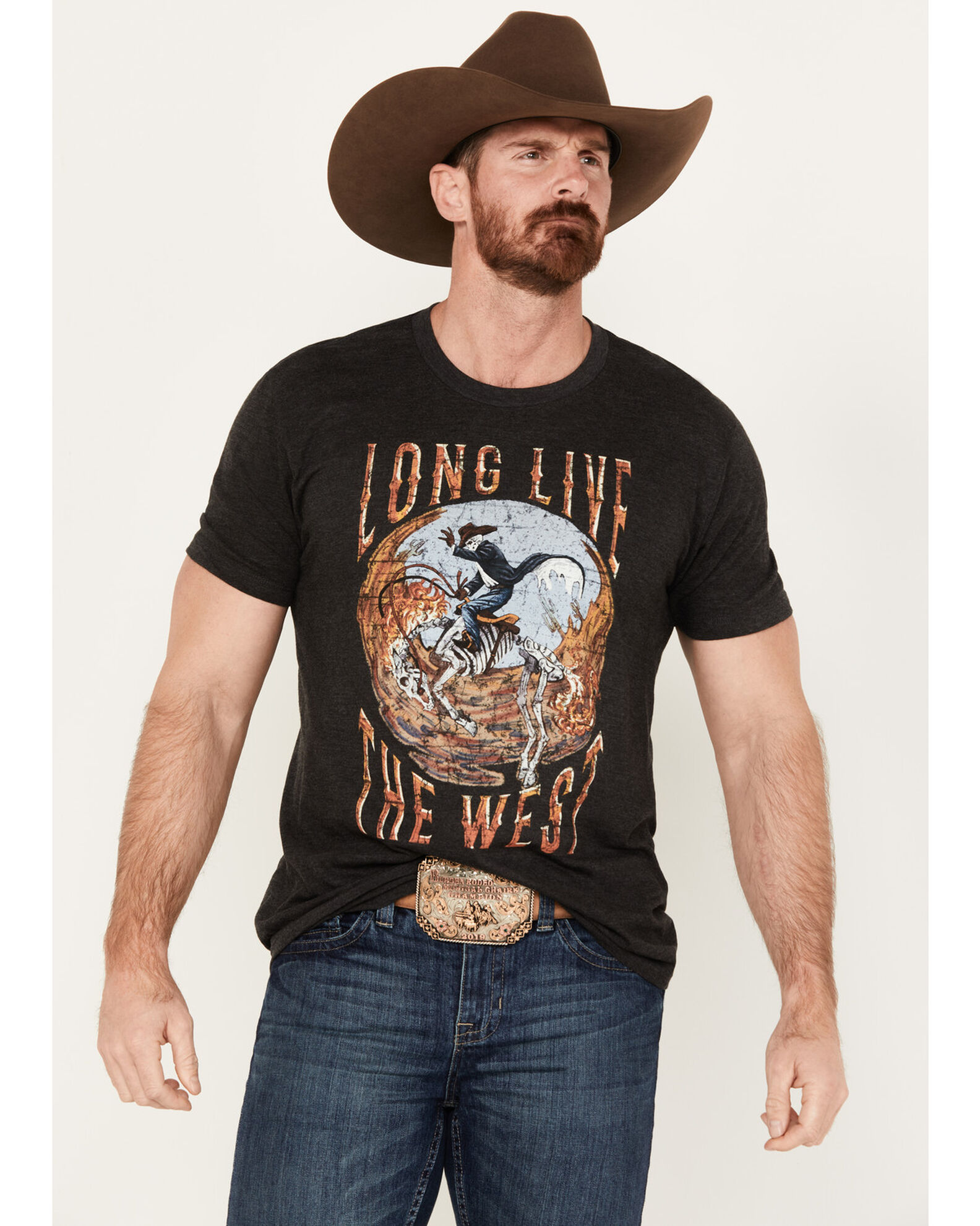 Cody James Men s Long Live Short Sleeve Graphic T Shirt Country