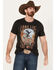 Image #1 - Cody James Men's Long Live Short Sleeve Graphic T-Shirt, Black, hi-res