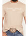 Image #3 - Kimes Ranch Men's Outlier Front Hit Short Sleeve Graphic T-Shirt, Sand, hi-res
