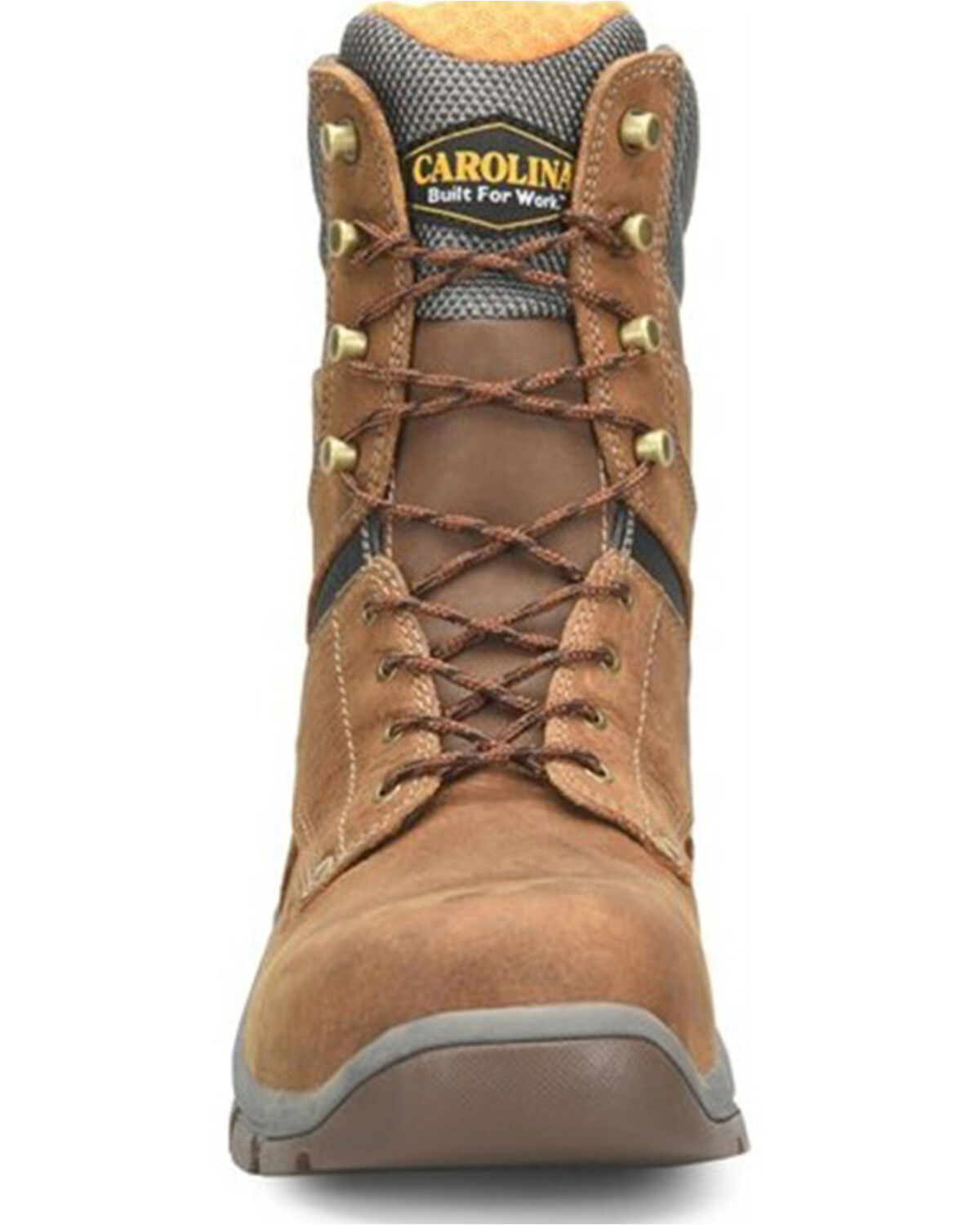 Image #3 - Carolina Men's Duke 8" Lace-Up Work Boots - Carbon Toe, Brown, hi-res