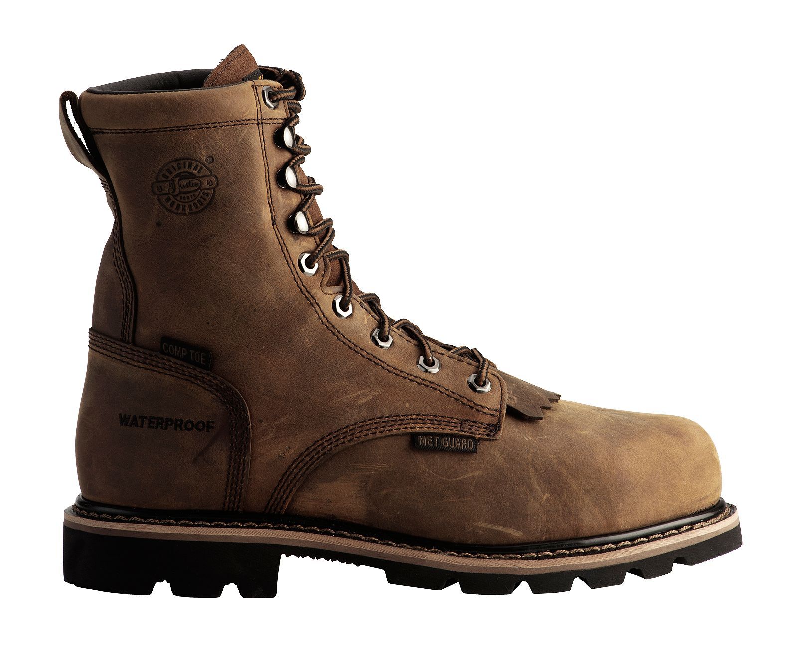 justin work boots steel toe waterproof