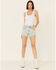 Image #1 - Lee Women's Vintage Light Wash Cut-Off Shorts, , hi-res