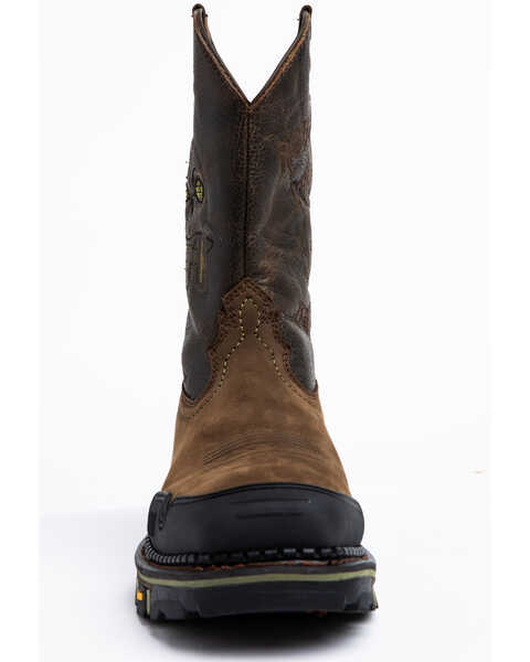 Image #5 - Cody James Men's Decimator Western Work Boots - Nano Composite Toe, Brown, hi-res
