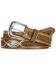 Tony Lama Men's Crosscreek Ridge Western Belt, Tan, hi-res
