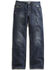 Image #3 - Tin Haul Men's Regular Joe Straight Leg Striped Lining Jeans, Denim, hi-res
