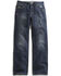 Tin Haul Men's Regular Joe Straight Leg Striped Lining Jeans, Denim, hi-res