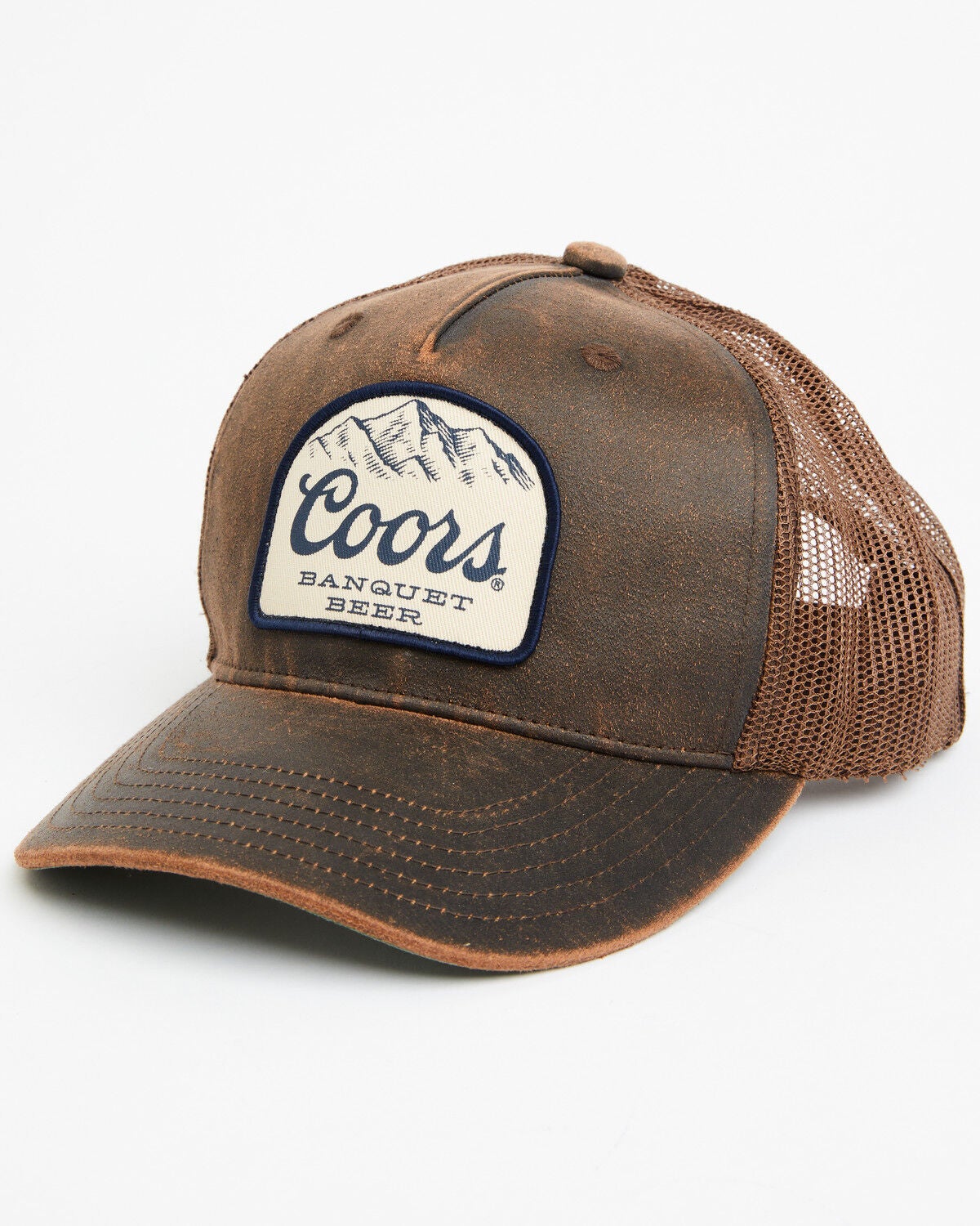 Coors Men's Weathered Ball Cap, Brown, hi-res