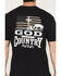 Image #4 - Cowboy Hardware Men's God & Country Short Sleeve Graphic T-Shirt, Black, hi-res
