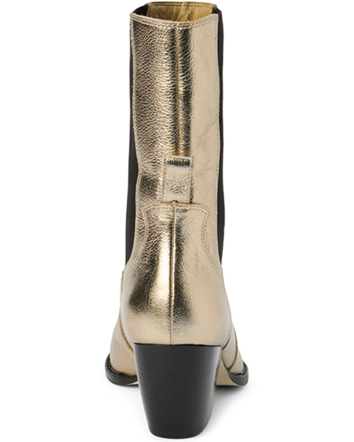 Image #5 - Matisse Women's Keith Western Booties - Snip Toe, Gold, hi-res