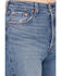 Image #2 - Levi's Premium Women's Dance Around Medium Wash High Rise Ribcage Straight Stretch Denim Jeans, Medium Wash, hi-res
