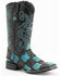 Image #1 - Ferrini Men's Patch Western Boots - Broad Square Toe, Black, hi-res