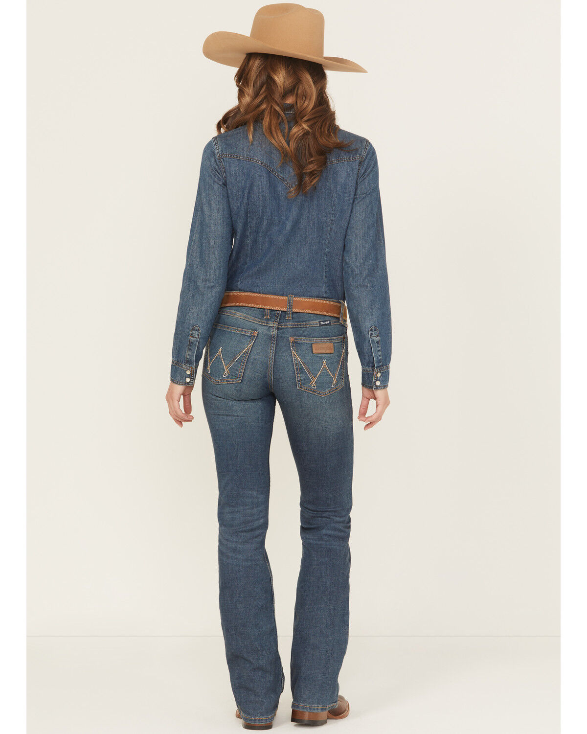 womens wrangler straight leg jeans